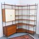WHB teak shelving system, 1960s–70s retro vintage style.