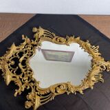 Louis XV style gilded bronze mirror