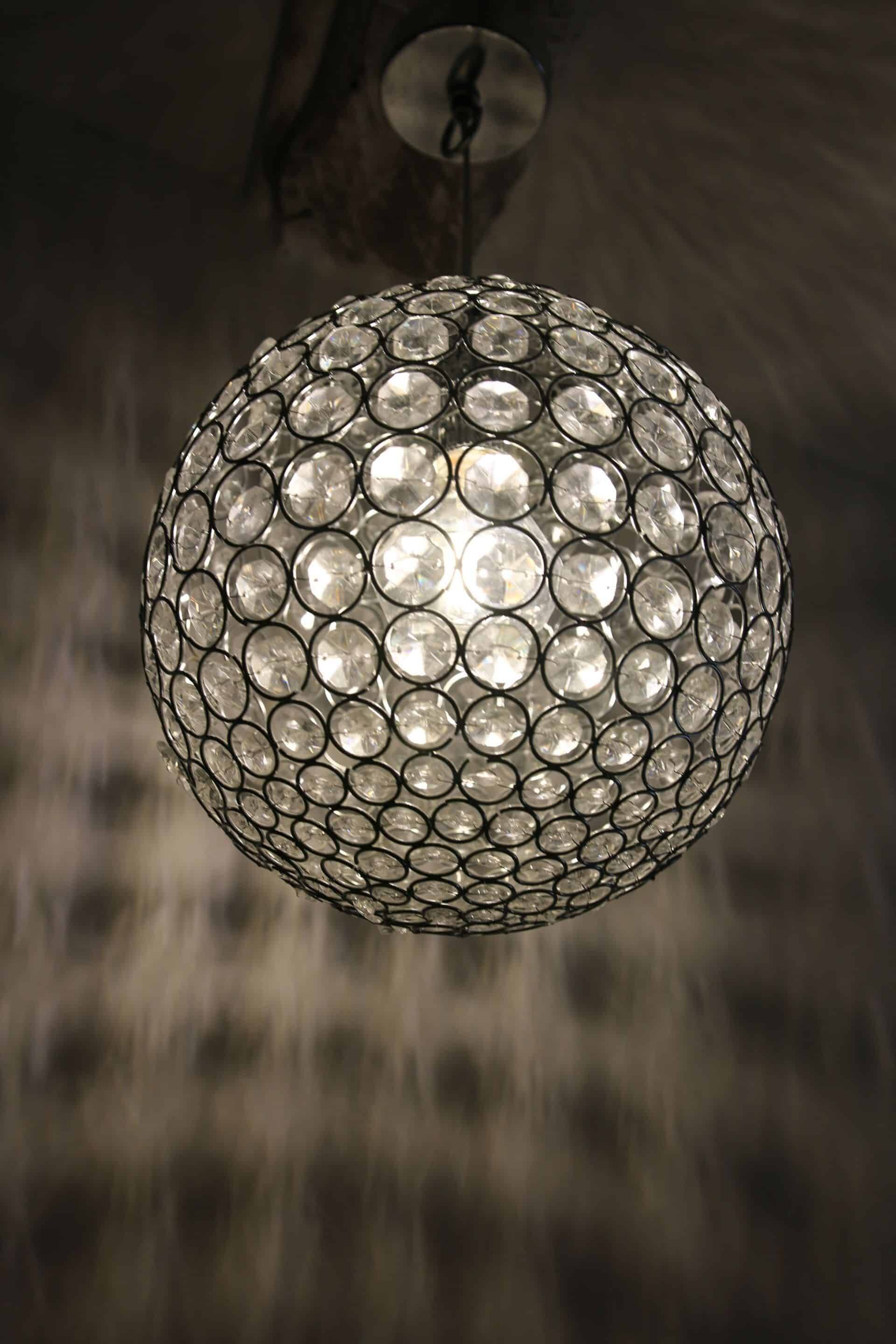 Suspension globe with pendants, 1990s