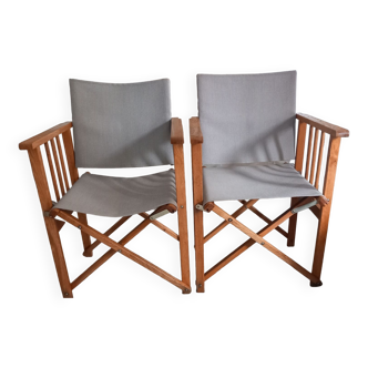 2 chaises de jardin pliables habitat - africa