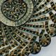 Large woven and twisted ceramic basket, Fase, Vallauris