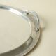 Art Deco Vintage Round Mirror Tray in Metal