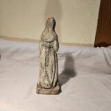 Painted terracotta holy virgin statue
