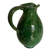 Pichet vase en terre vernissée Provence 1960