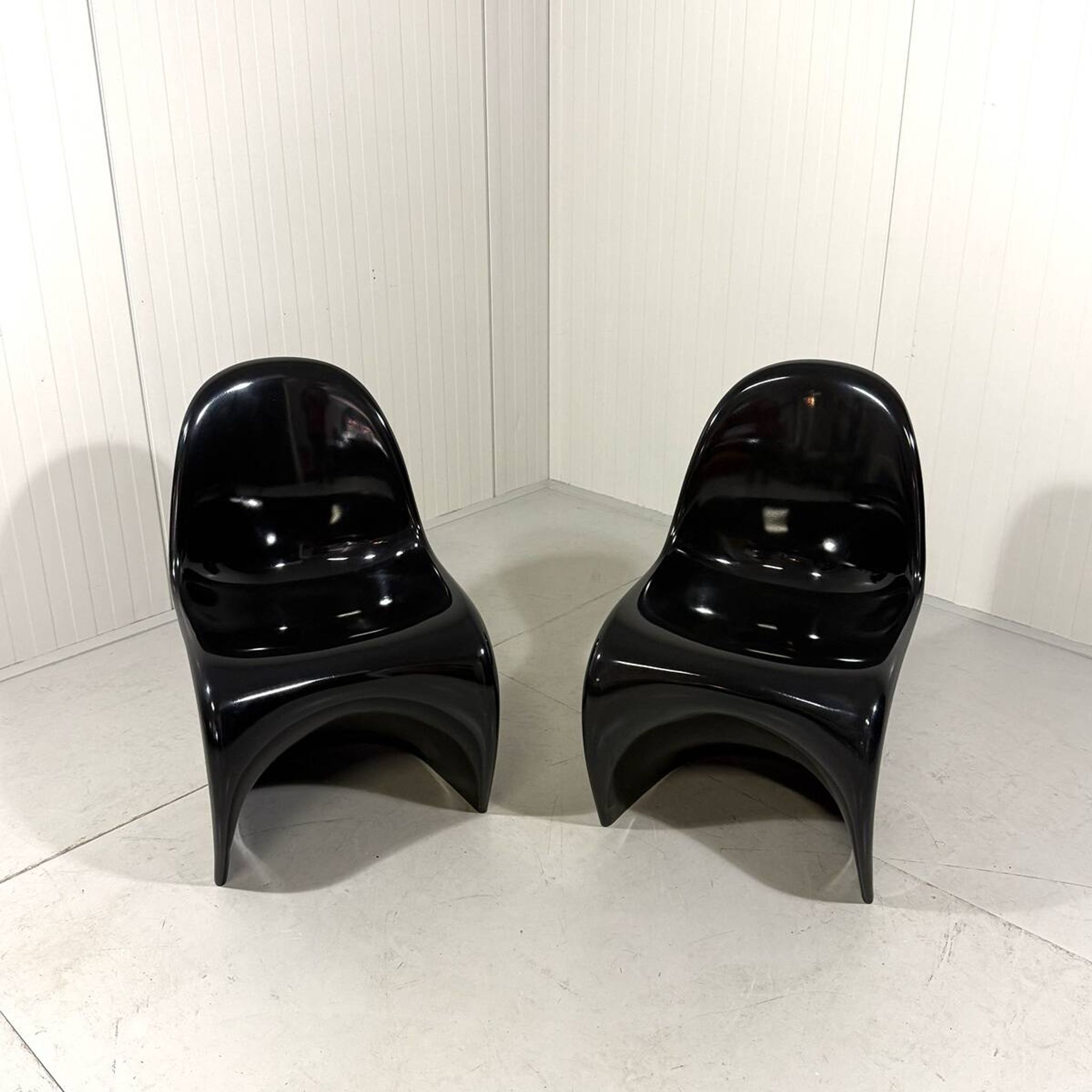 First edition Panton chairs by Verner Panton for Herman Miller 1960’s