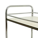 Vintage Drink Trolley Serving Cart Chrome Sixties