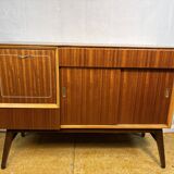 Mid-Century Retro Vintage Teak Cocktail Credenza / Sideboard by Beautility