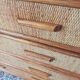Commode rotin et bambou, 80's