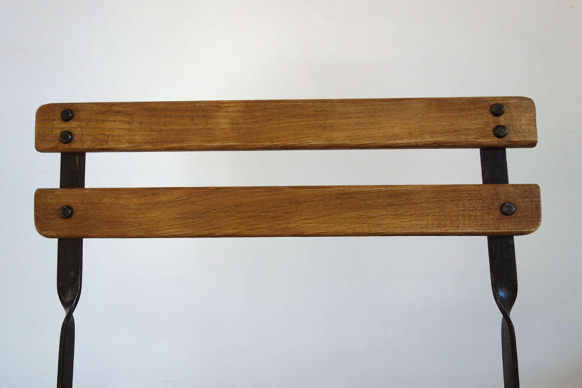 Vintage folding chairs and stool set