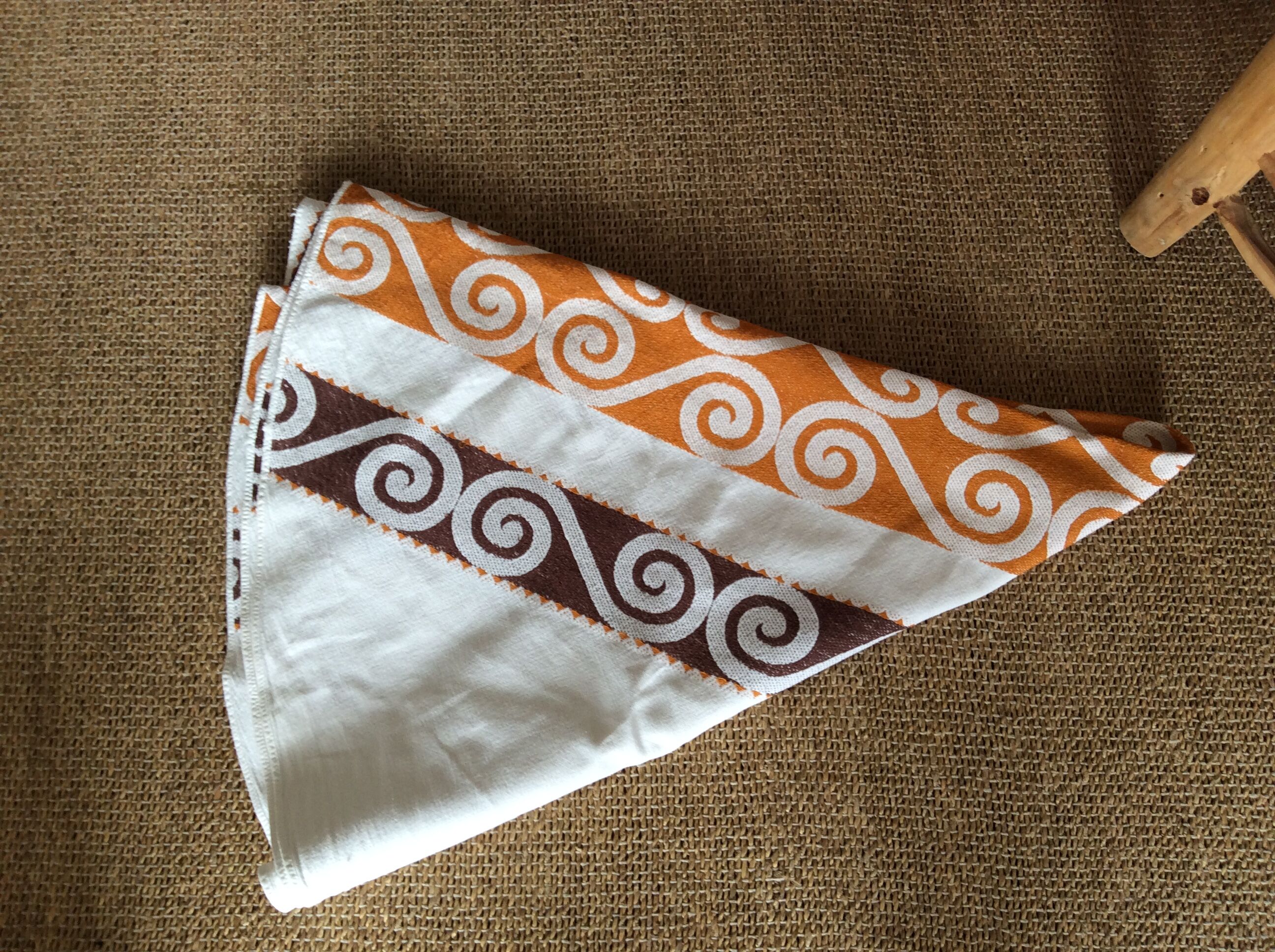 Vintage round tablecloth