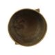 Large Hammered Brass Jardinière/Planter with Lion Heads
