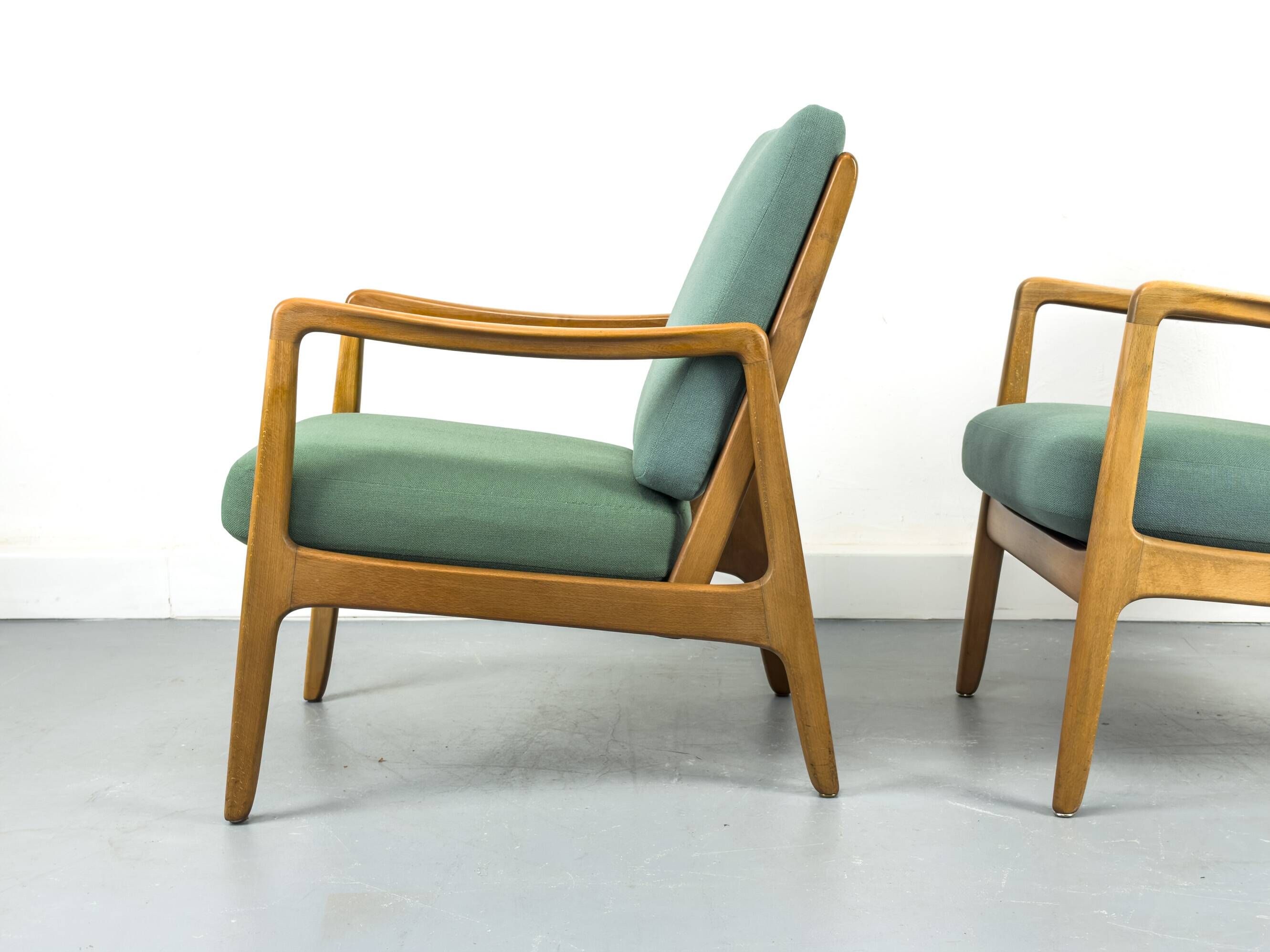 Danish Model FD-109 Lounge Chair by Ole Wanscher for France & Daverkosen, 1