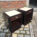 Pair of Art Deco style bedside tables