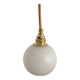 Vintage opaline golden thread walking lamp