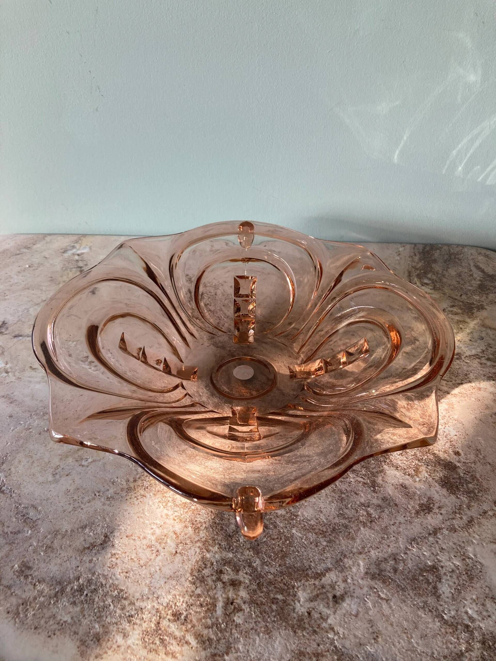 Art deco bowl 'Irene' by August Walther and Söhne