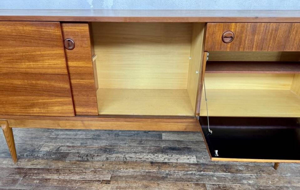 Petite enfilade vintage en teck 200 cm