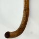 1960s rattan wall hook shelf