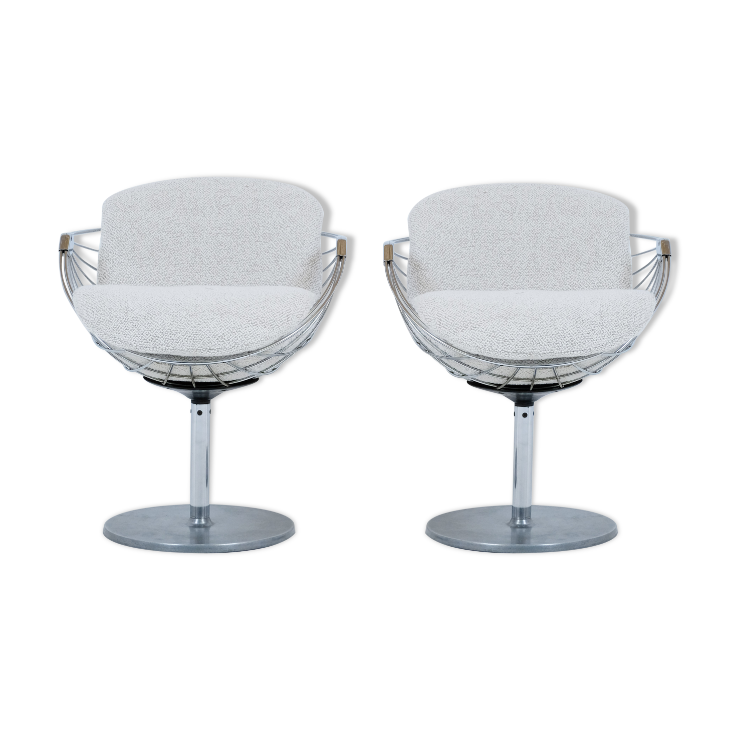 Pair of Atomic armchairs by Rudi Verelst 1970