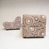 Intermediate element of Rezia sofa by Emilio Guarnacci & Felix Padovano