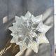 Portuguese snowflake glass flush mounted lamp