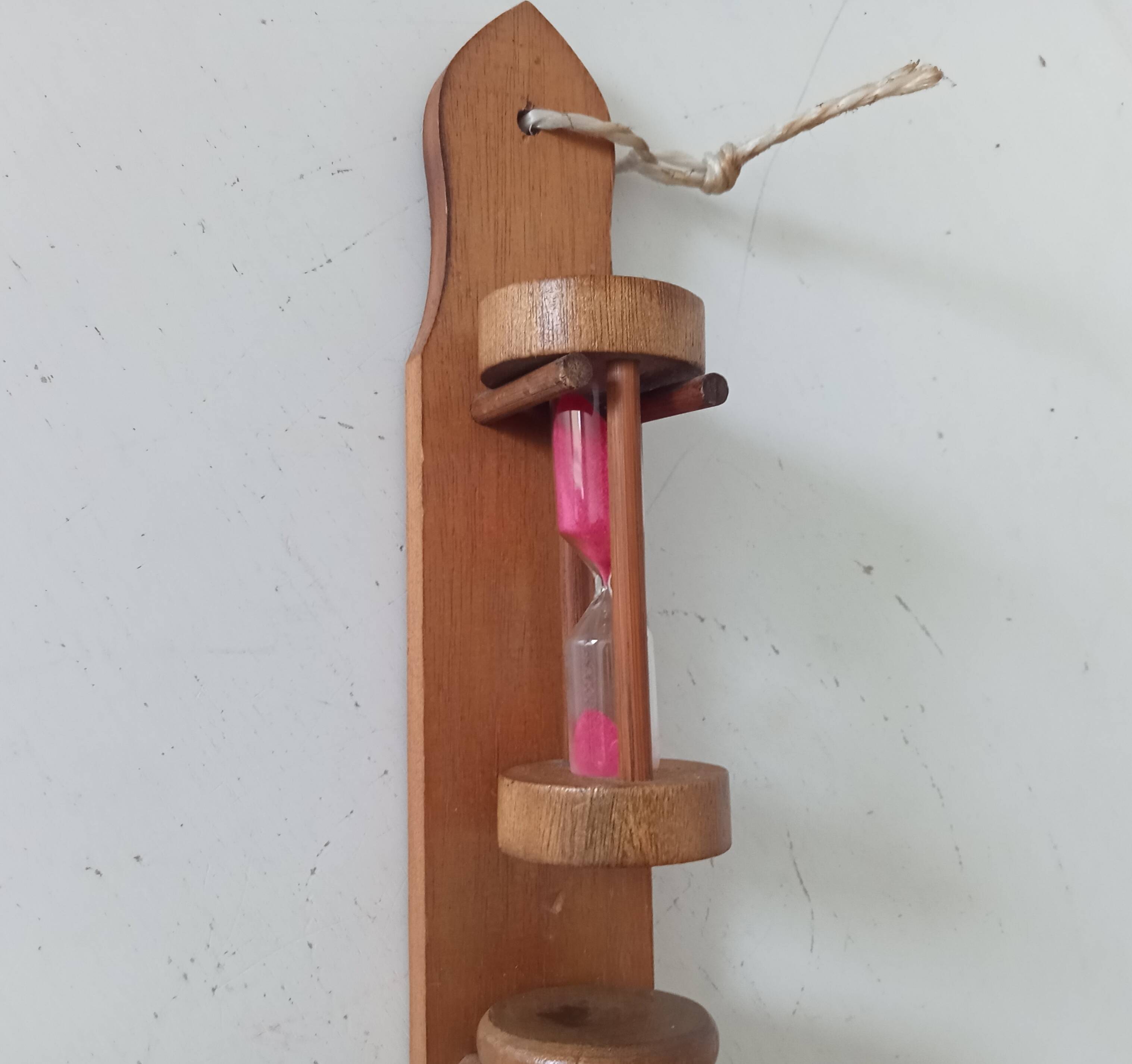 Vintage wooden egg cup from the 70s