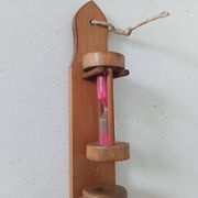 Vintage wooden egg cup from the 70s