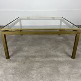 Table basse Guy Lefèvre pour Maison Jansen 1970