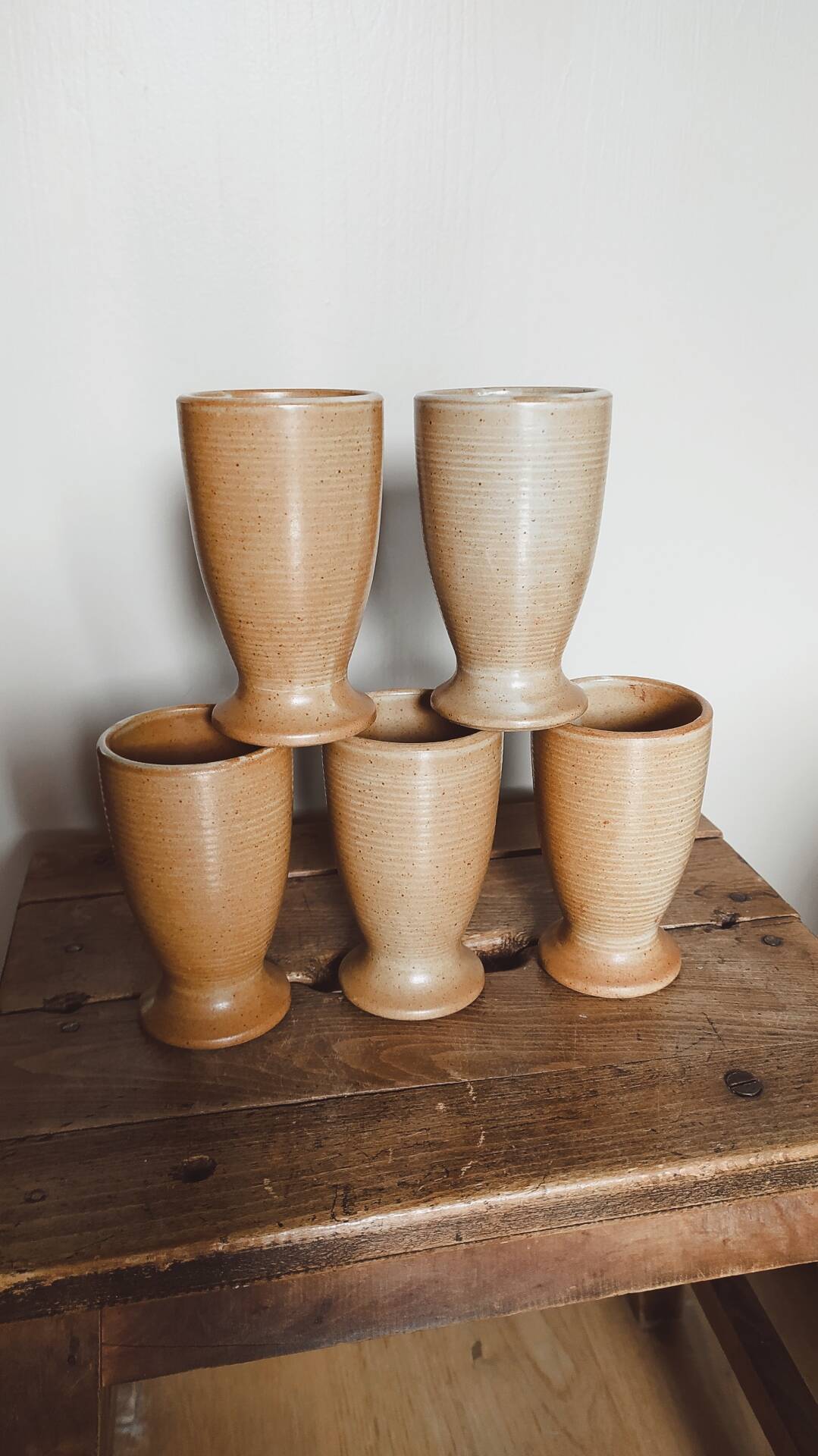 Set of 5 mazagrans • Grès Village