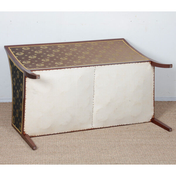 Banquette in the style of Jean-Michel Frank from the 1930s-1940s.
