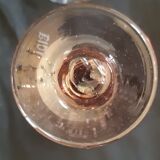 5 verres biot rose foncé