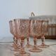 6 coupes à champagne vintage Luminarc Rosaline