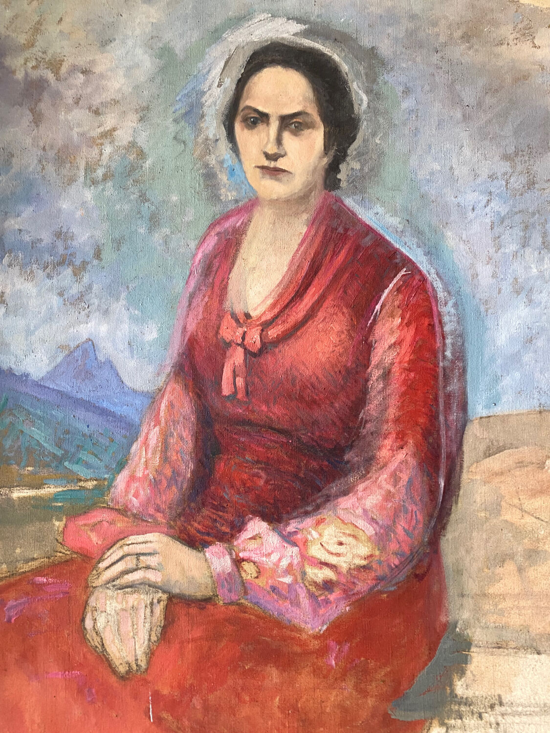 Old portrait of a woman