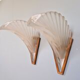 Pair of Art Deco wall lights
