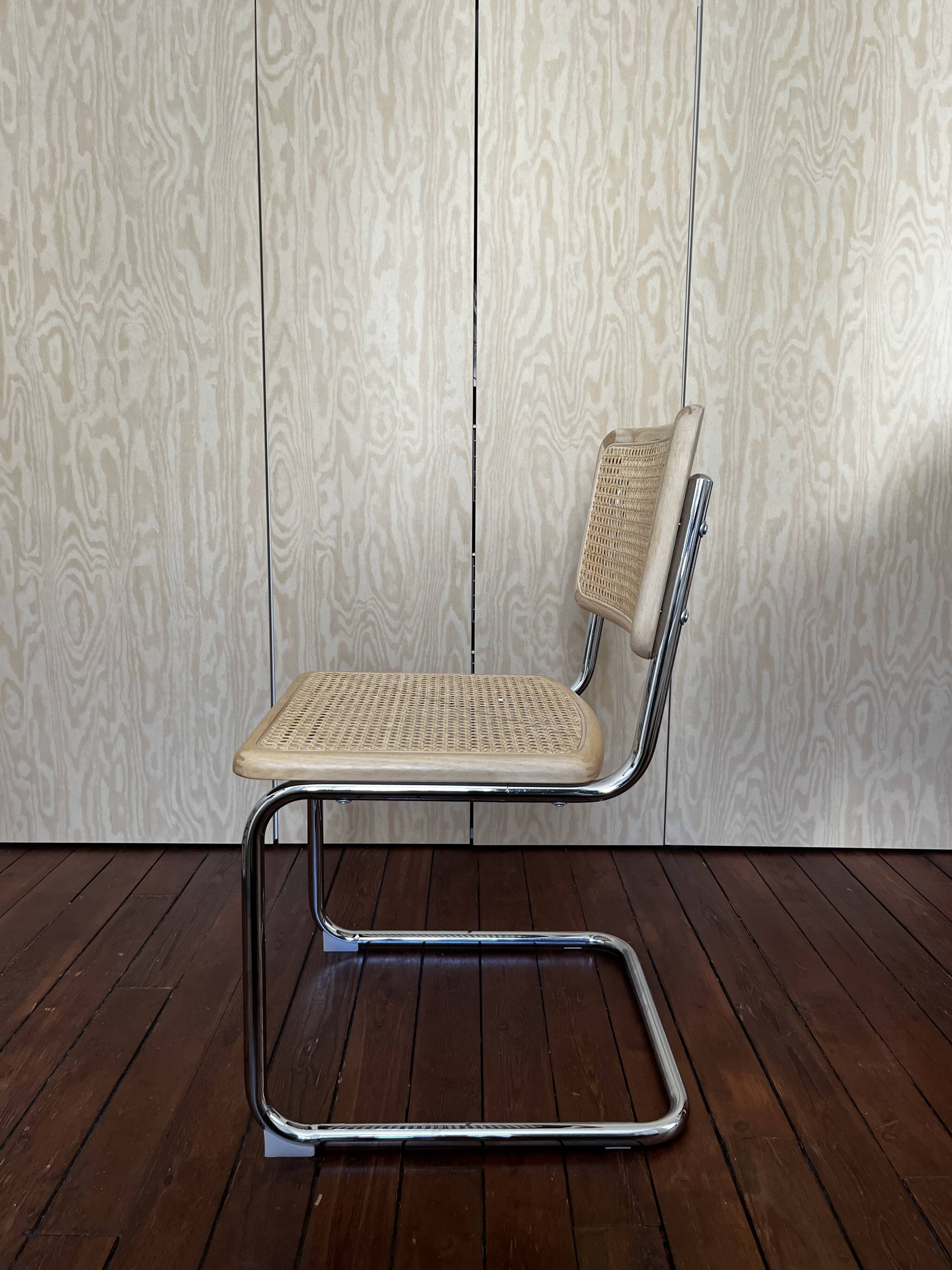 Chaises inspirations B32 Marcel Breuer cannage