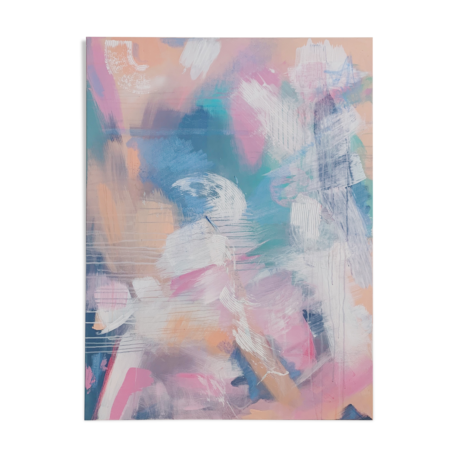 Canvas of modern abstract art, "Take on Me"