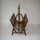 Bamboo magazine holder, rattan