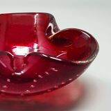 Cendrier ou vide-poches magnifique des années 1960 par Flavio Poli pour Seguso. Fabriqué en Italie.