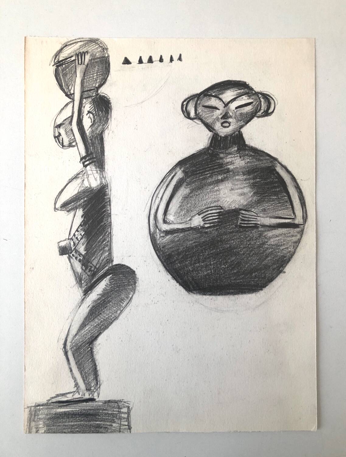 Drawing African Sculptures