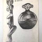 Drawing African Sculptures