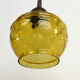 1970s modernist hanging lamp, poland