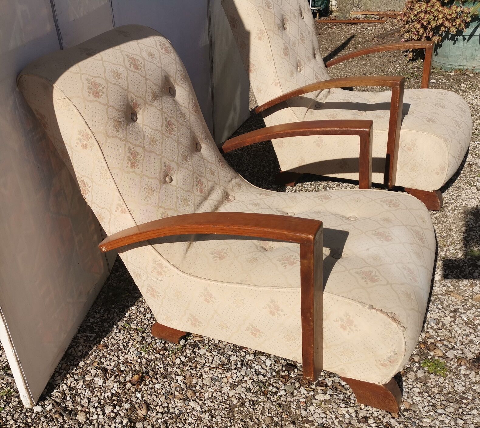 Pair of art deco armchairs 1930