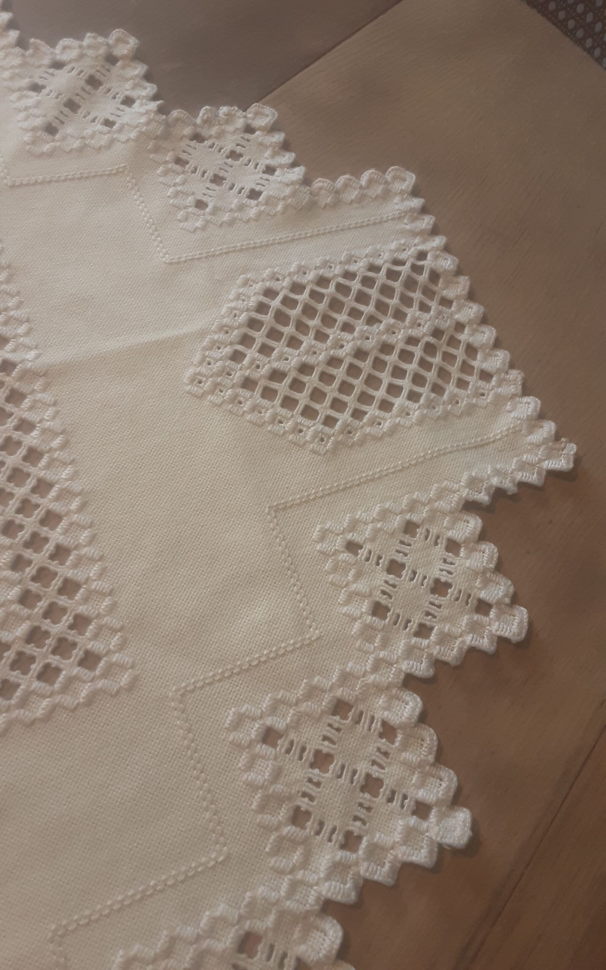 Thick old cotton placemat