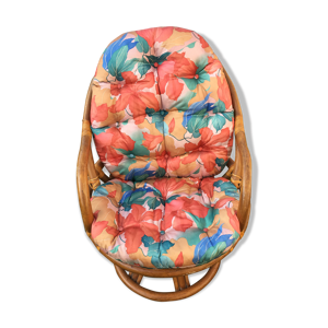 fauteuils rotin pivotant