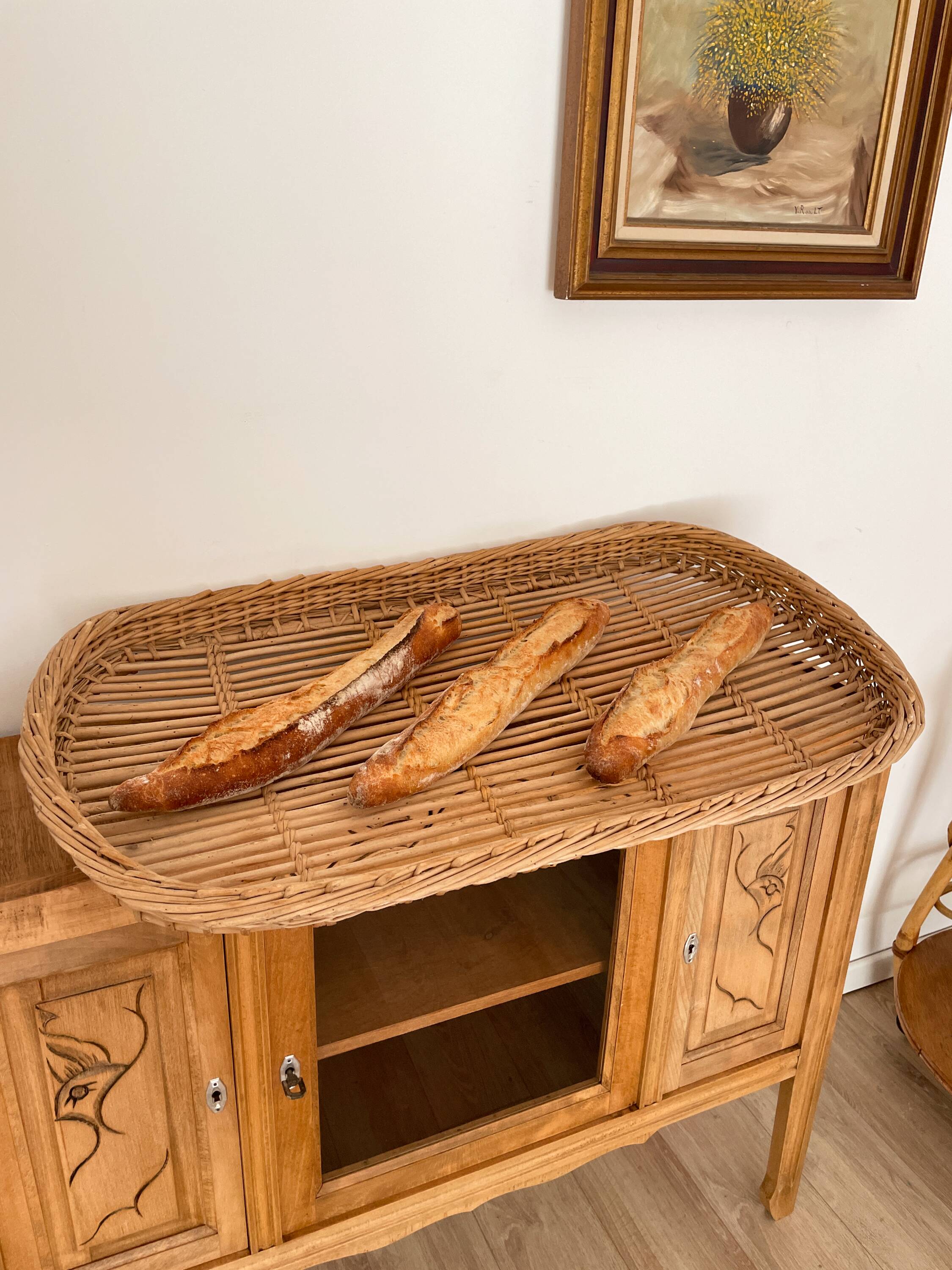 Baker's basket, made of wicker - 91cm