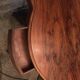 Table violon 2 tiroirs en noyer