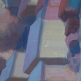 Canvas mountain village