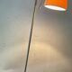 Articulated designer lamp in brushed stainless steel
