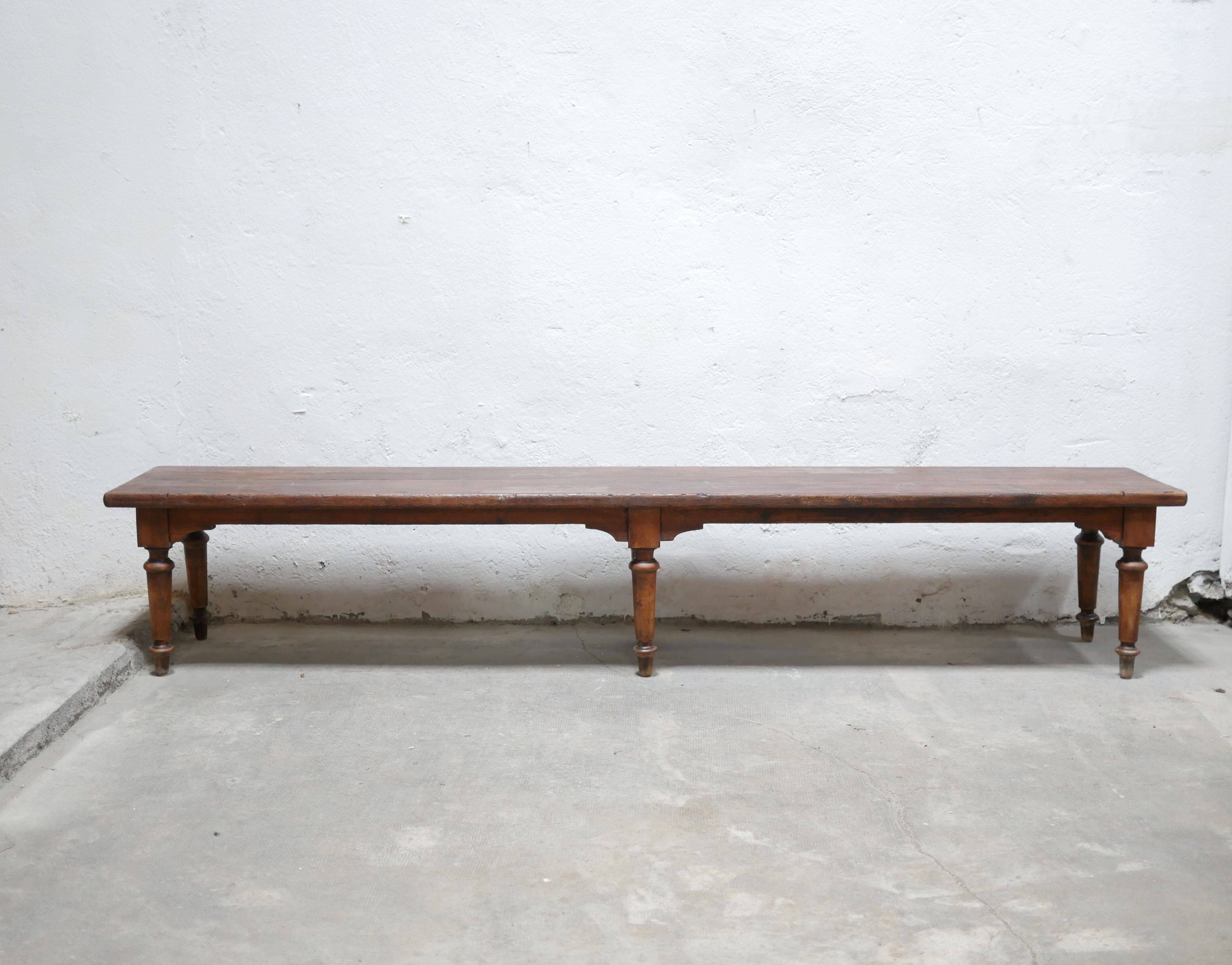 Wooden bench XIX th