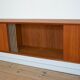 Danish MidCentury Teak Wall Mounted Sideboard, 1960s.