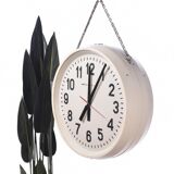 Double vintage station clock